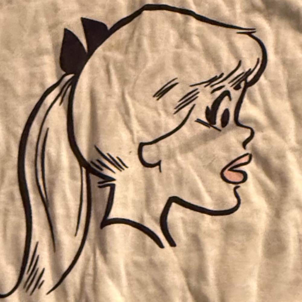Betty and Veronica white graphic tee